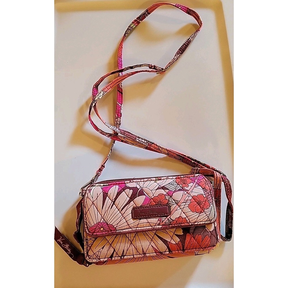 Vera Bradley Wristlet‎ Wallet- PURPLE /Multicolored